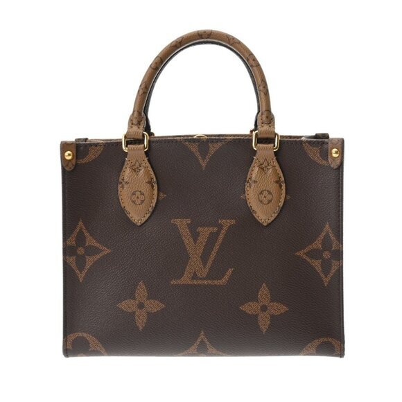 LOUIS VUITTON Monogram reverse ONTHEGO PM Brown M46373 hand bag 800000136491000 - Picture 1 of 8